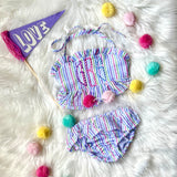 Multi Color Girls Swim *MONOGRAM INCLUDED*