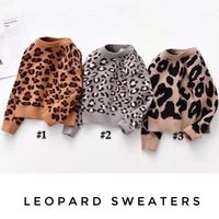 Leopard Sweaters - IN STOCK